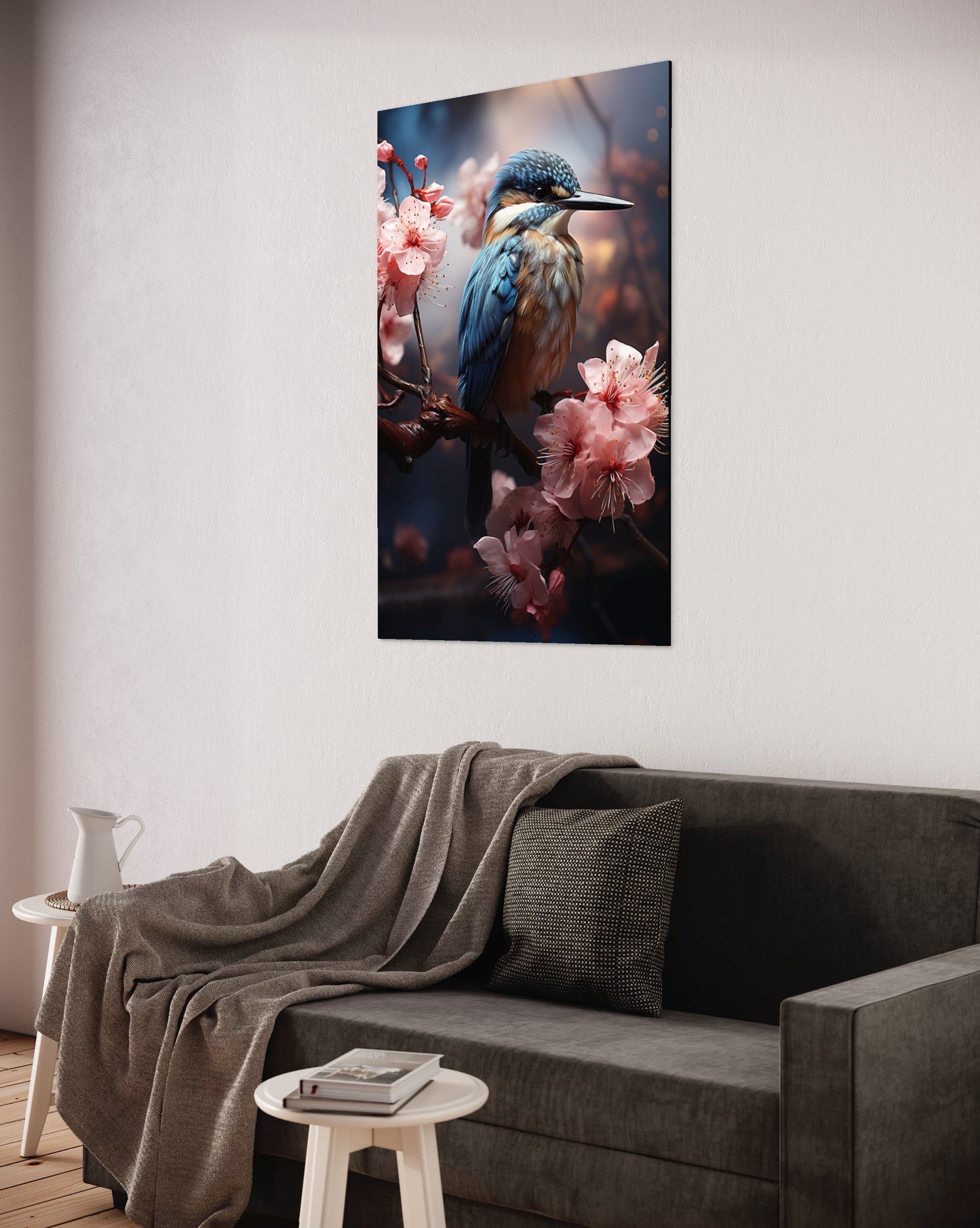 Blossom Kingfisher-[Aluminium]-[Canvas]-[Poster]-[plexiglas]-luxeprintz