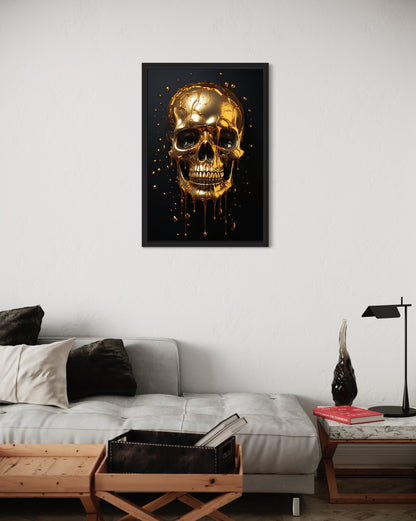 Golden Visage-[Aluminium]-[Canvas]-[Poster]-[plexiglas]-luxeprintz