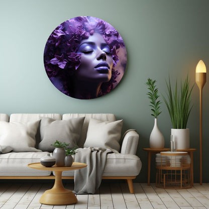Lavender elegance circle-[Aluminium]-[Canvas]-[Poster]-[plexiglas]-luxeprintz