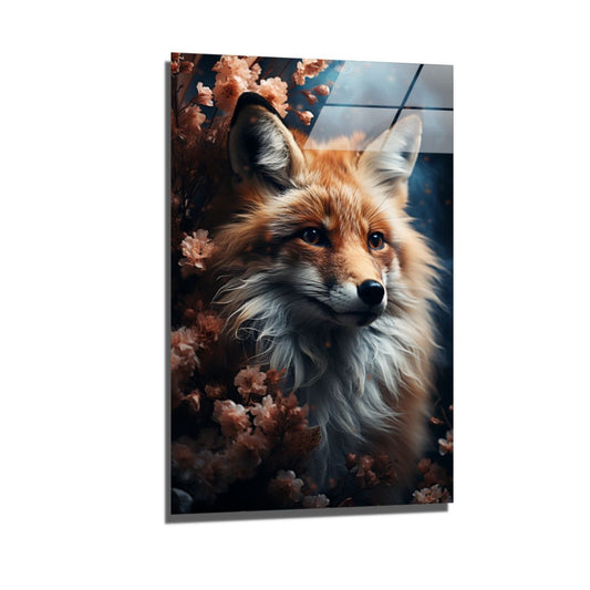 Botanical Fox-[Aluminium]-[Canvas]-[Poster]-[plexiglas]-luxeprintz