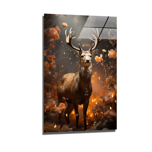 Majestic Deer-[Aluminium]-[Canvas]-[Poster]-[plexiglas]-luxeprintz