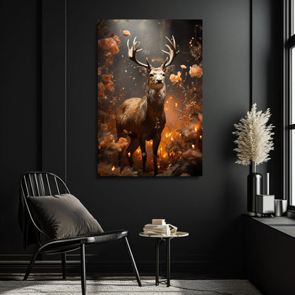 Majestic Deer-[Aluminium]-[Canvas]-[Poster]-[plexiglas]-luxeprintz