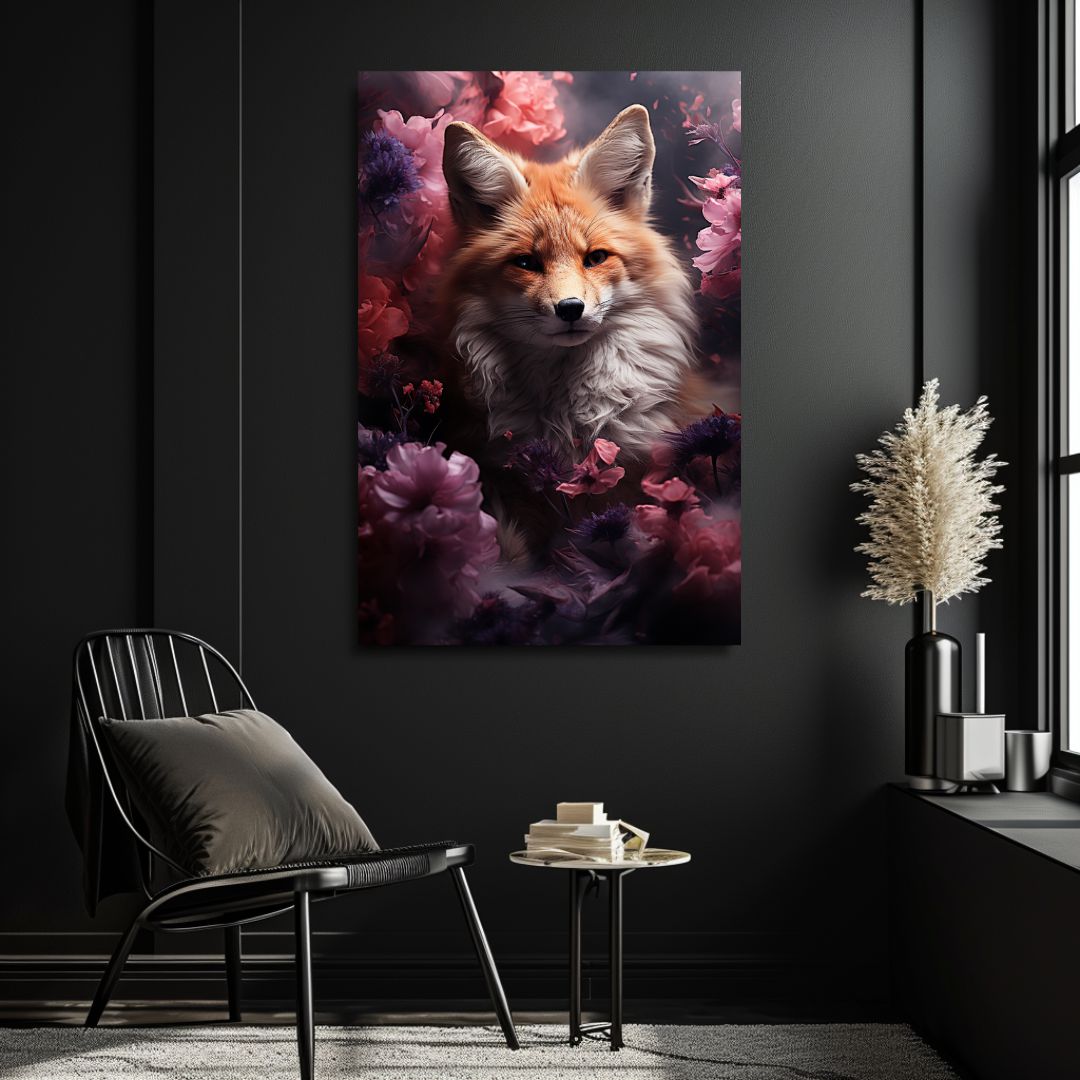 Mysterious Fox-[Aluminium]-[Canvas]-[Poster]-[plexiglas]-luxeprintz