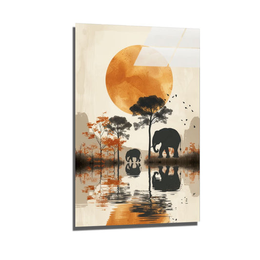 gentle giants at dusk-[Aluminium]-[Canvas]-[Poster]-[plexiglas]-luxeprintz