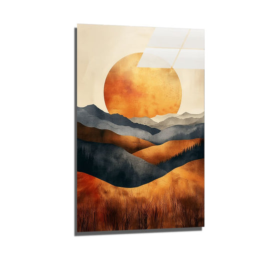 auric mountain silence-[Aluminium]-[Canvas]-[Poster]-[plexiglas]-luxeprintz
