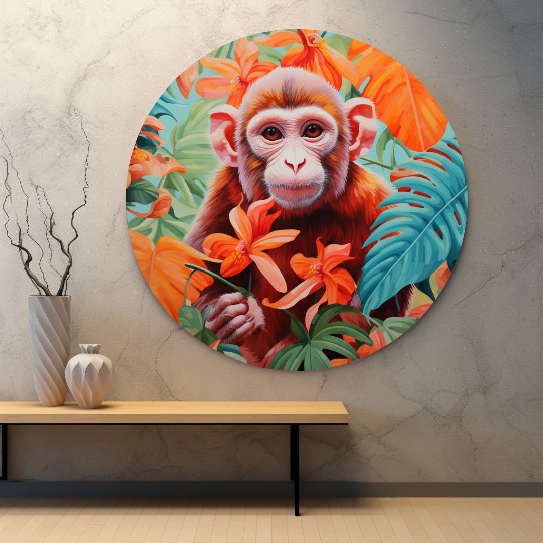 Tropical Monkey-[Aluminium]-[Canvas]-[Poster]-[plexiglas]-luxeprintz