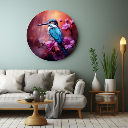 Vibrant kingfisher-[Aluminium]-[Canvas]-[Poster]-[plexiglas]-luxeprintz