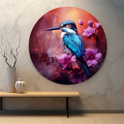 Vibrant kingfisher-[Aluminium]-[Canvas]-[Poster]-[plexiglas]-luxeprintz
