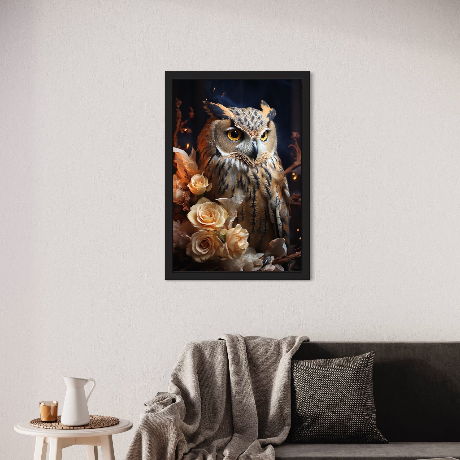 Wisdom Owl-[Aluminium]-[Canvas]-[Poster]-[plexiglas]-luxeprintz