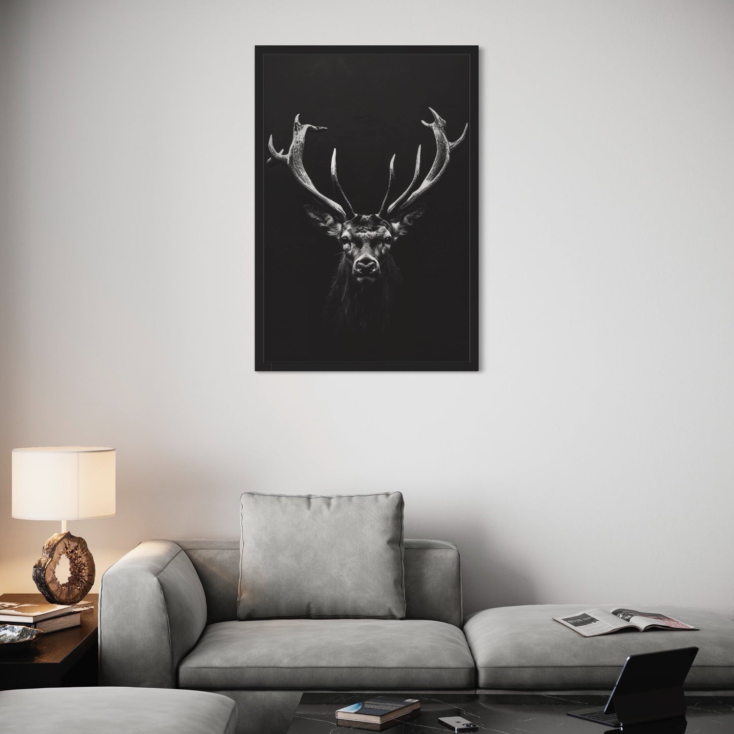 black stag-[Aluminium]-[Canvas]-[Poster]-[plexiglas]-luxeprintz