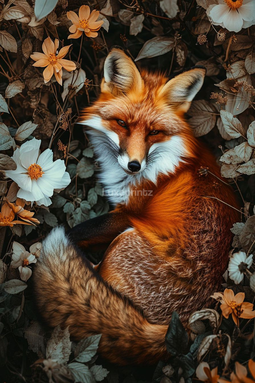 forest fox-[Aluminium]-[Canvas]-[Poster]-[plexiglas]-luxeprintz
