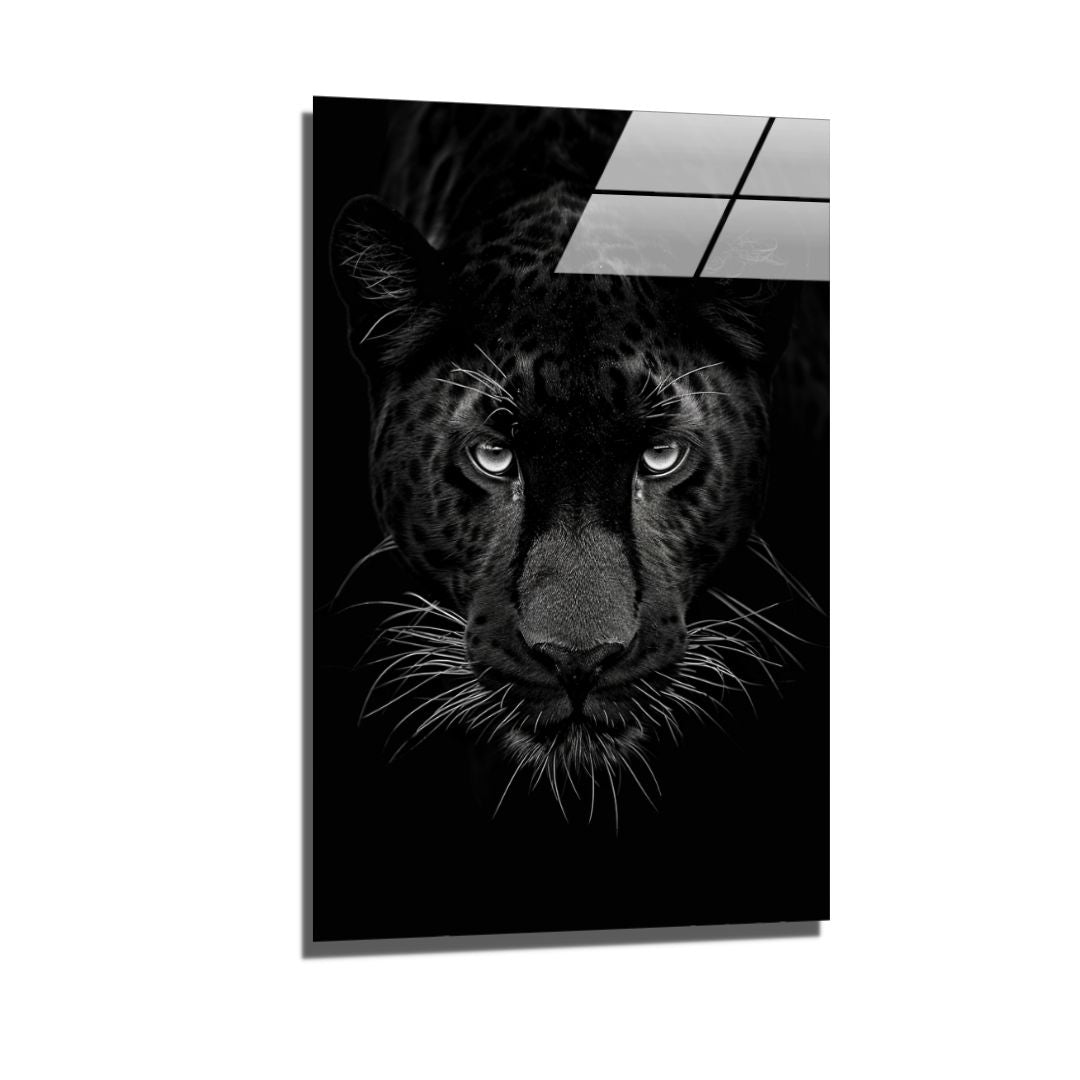jaguar in black-[Aluminium]-[Canvas]-[Poster]-[plexiglas]-luxeprintz
