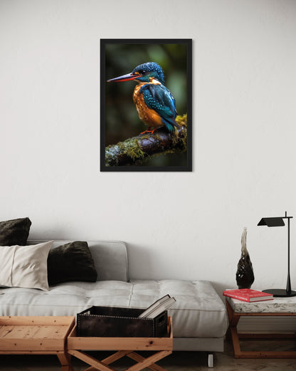 Kingfisher 3-[Aluminium]-[Canvas]-[Poster]-[plexiglas]-luxeprintz