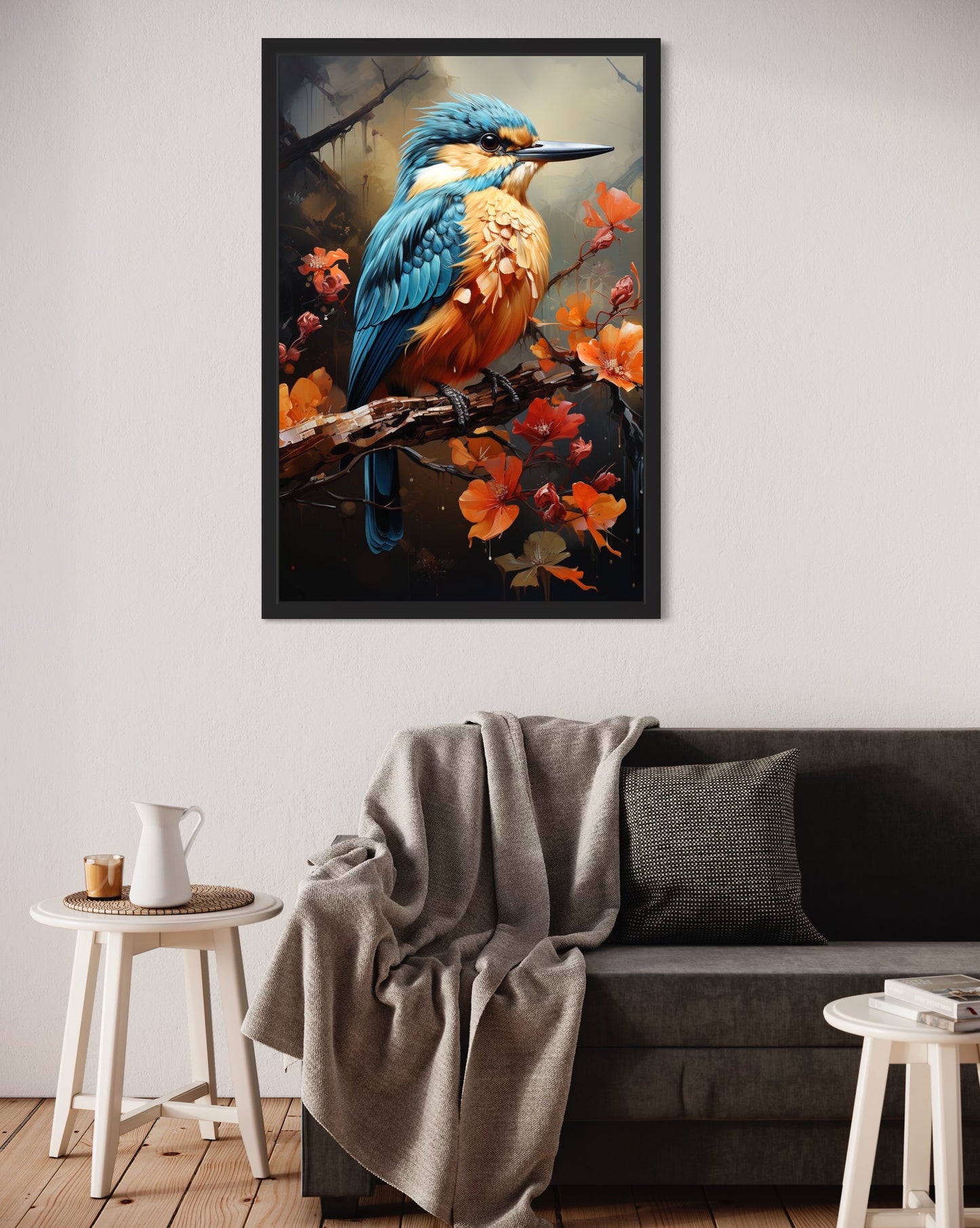 The Glimmering Kingfisher-[Aluminium]-[Canvas]-[Poster]-[plexiglas]-luxeprintz