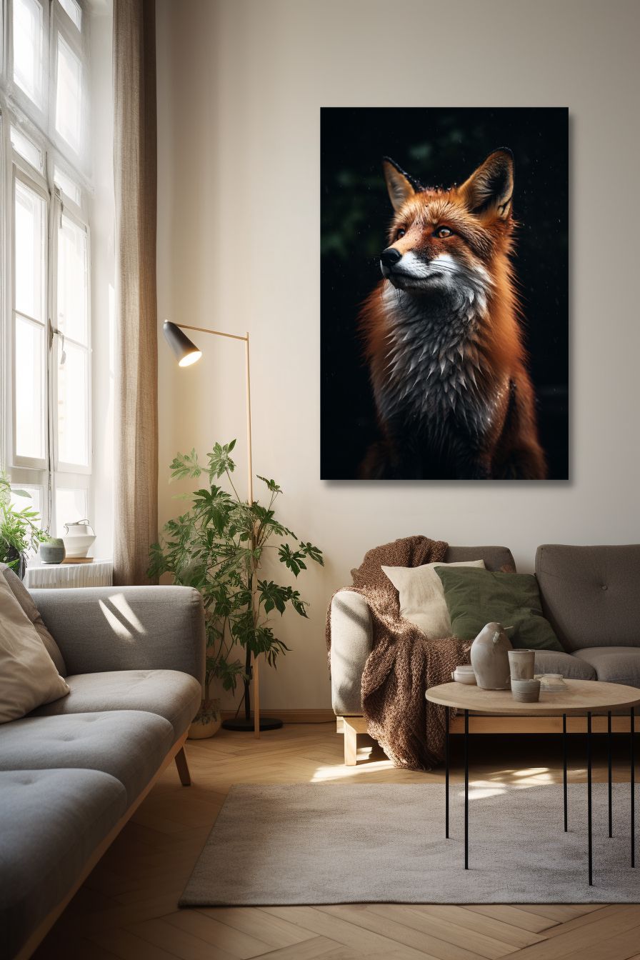Fox in the Woods-[Aluminium]-[Canvas]-[Poster]-[plexiglas]-luxeprintz