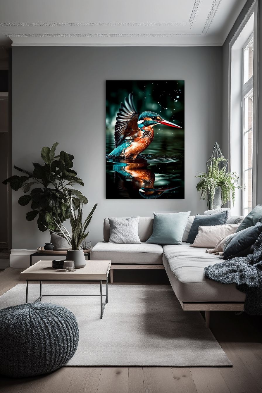 the kingfisher-[Aluminium]-[Canvas]-[Poster]-[plexiglas]-luxeprintz