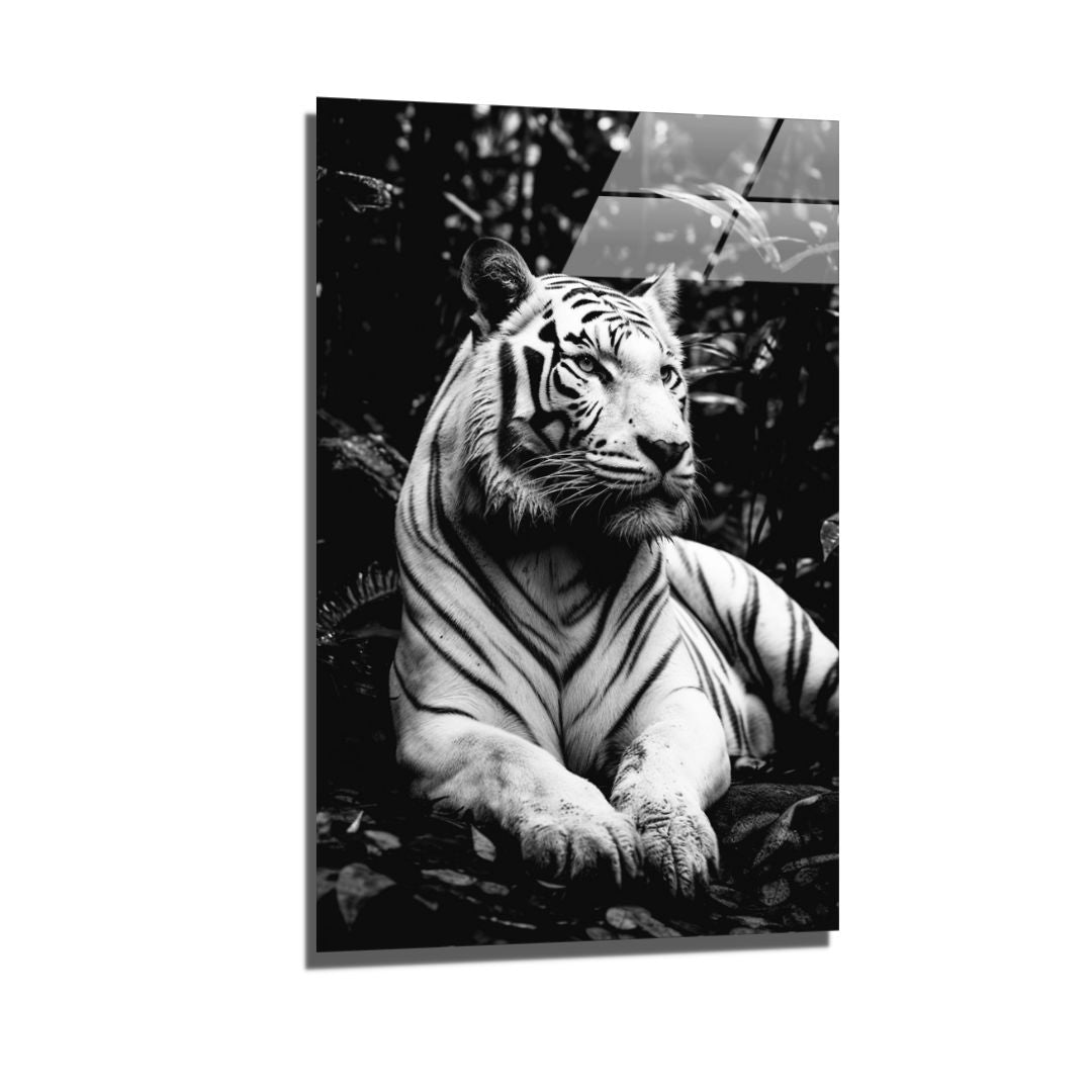 White tiger 1-[Aluminium]-[Canvas]-[Poster]-[plexiglas]-luxeprintz
