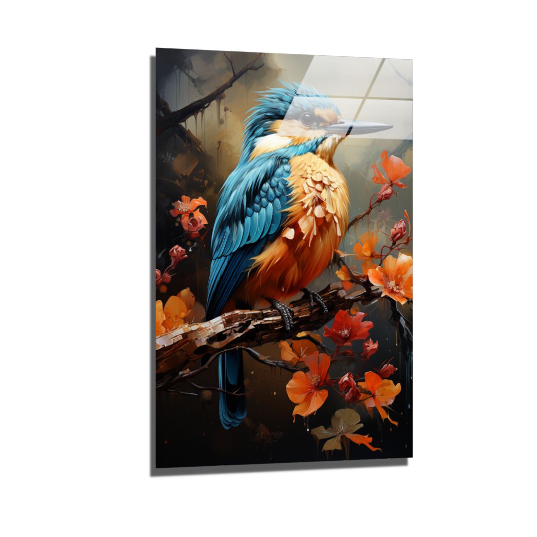 The Glimmering Kingfisher-[Aluminium]-[Canvas]-[Poster]-[plexiglas]-luxeprintz