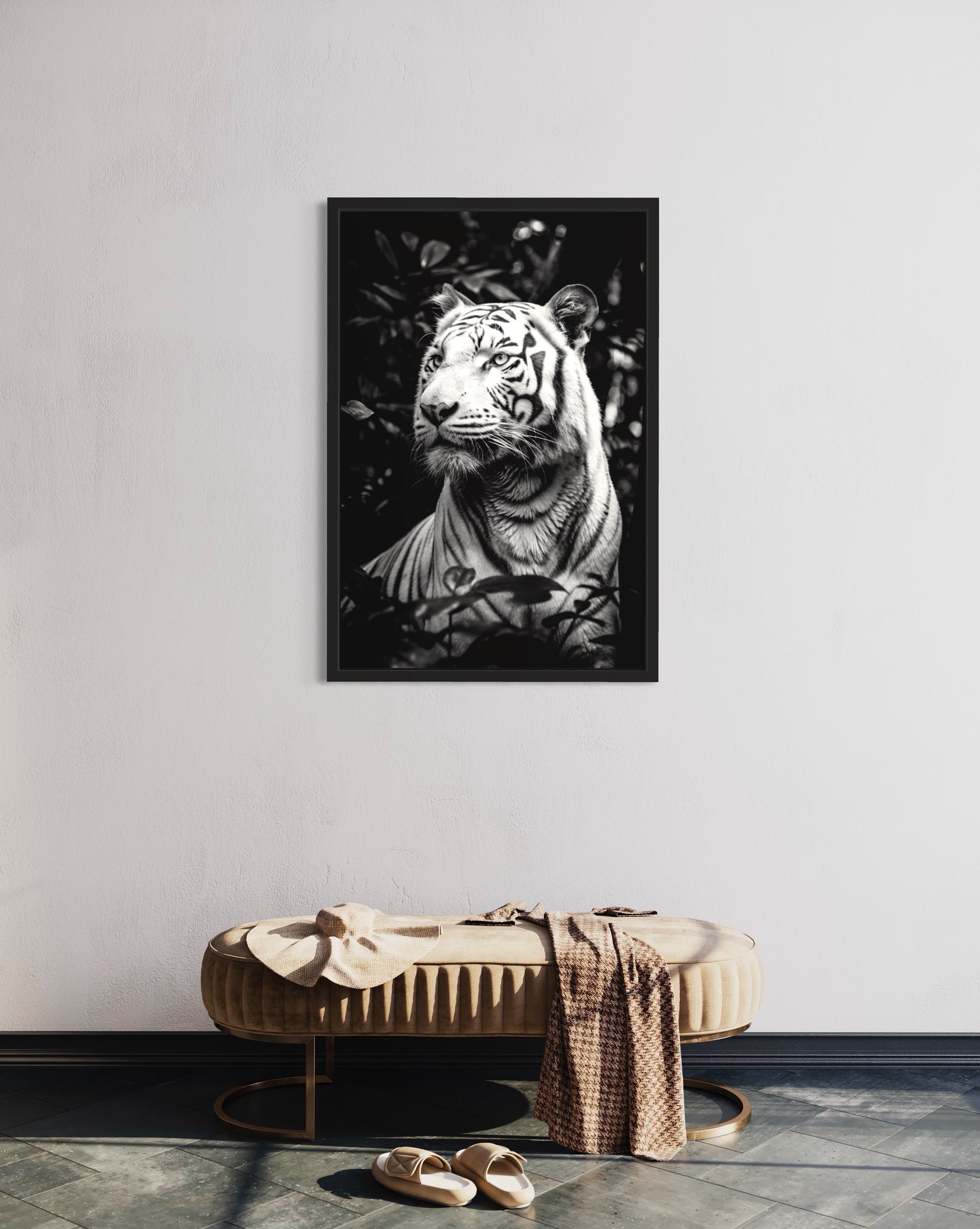 White tiger 2-[Aluminium]-[Canvas]-[Poster]-[plexiglas]-luxeprintz