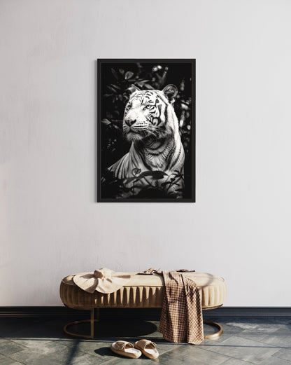 White tiger 2-[Aluminium]-[Canvas]-[Poster]-[plexiglas]-luxeprintz