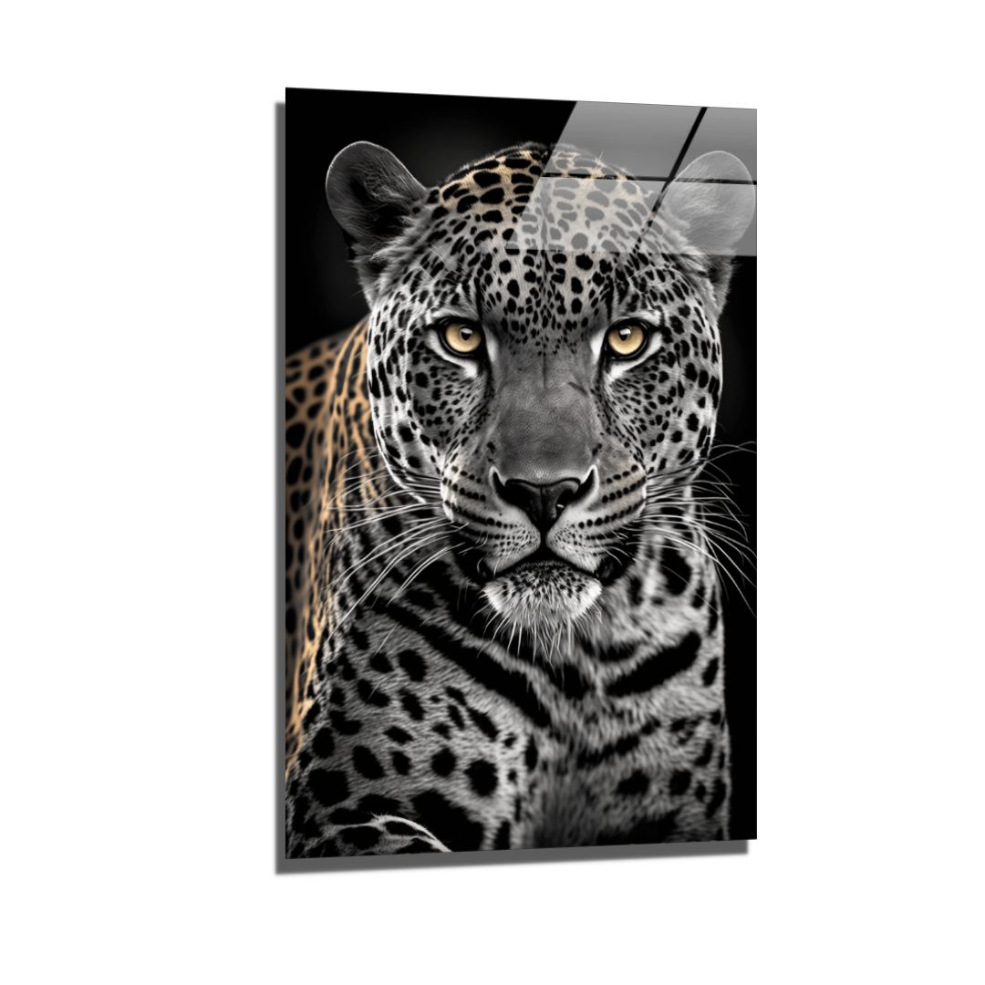 black & gold jaguar-[Aluminium]-[Canvas]-[Poster]-[plexiglas]-luxeprintz